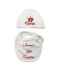 Personalised Mommy&s Little Sunshine Bib & Cap
