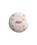 Personalised Doodle Heart Button Badge