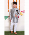 Grey Kurta Set