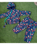 Christmas Print Hoddie Nightwear