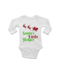 Santa&s Little Helper Full Sleeves Romper