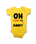I Love You Daddy Romper