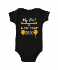 First New Year Balloon Romper