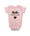 Hello I`m New Here Romper