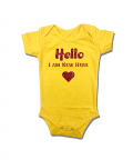Hello I`m New Here Romper