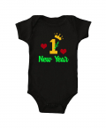 First New Year Crown Romper
