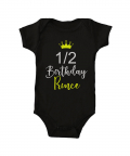Half Birthday Prince Romper