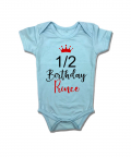 Half Birthday Prince Romper