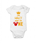 Half Way To One Minnie Romper