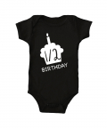 Half B&Day With Cake Romper