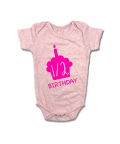 Half B`Day With Cake Romper