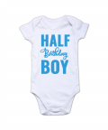 Half B&Day Boy Romper