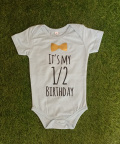 It&s My Half Birthday Bow Romper
