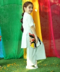 Holi Hai Girl Quirky Kurti Set