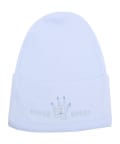Blue Hat And Bootie Set