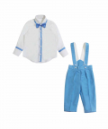 Ice Blue Suspender Set