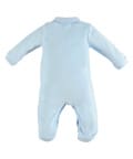Ido Chenille Footed Sleepsuit with Teddy Bear For Baby Boys