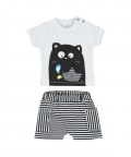 Cotton Short-Sleeved Outfit For Babies