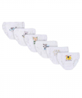 Girls Panty Printed White Pack Of 6