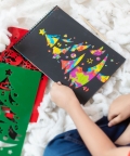 Ilearnngrow Chritmas Stencil With Scratch Paper
