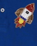Boys Polo T- shirt with Rocket motif