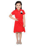 Front Tie Up Style Dress With Cherry Muffin