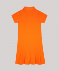 Girls Polo Dress With Shy Butterfly Motif