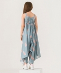 Aqua Blue Palazzo Jumpsuit Kids