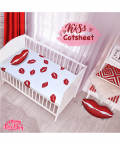 Personalised Kiss Cotsheet