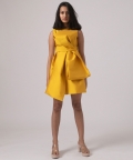 Paris Bow Detail Dress With Hair Pin