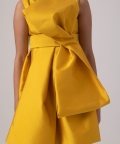 Paris Bow Detail Dress With Hair Pin