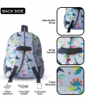 Dinosaur Print School Backpack 3 To 7 Years