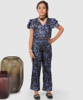 Jelly Jones Foil Print Cord Set Blue
