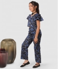 Jelly Jones Foil Print Cord Set Blue