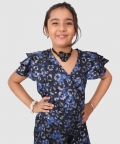 Jelly Jones Foil Print Cord Set Blue