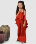 Jelly Jones Asymentric Jumpsuit Coral Brown