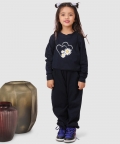 Jelly Jones Co-Ord Set With Heart Print Navy Blue