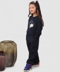 Jelly Jones Co-Ord Set With Heart Print Navy Blue
