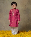 Multicolour Mirror Work Kurta Set 
