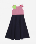 Joy Parade Maxi Colour Block Flamingo Pink & Aqua Blue