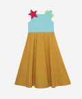 Joy Parade Maxi Colour Block Flamingo Pink & Aqua Blue
