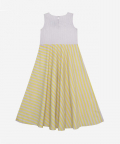 Joy Parade Maxi White And Yellow Stripes