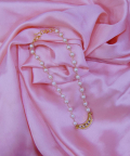 Kundan U Pearl Necklace