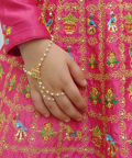 Meena Kundan Pearl Hathphool