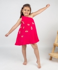 Off Shoulder Kurta Dhoti Set -2 Pc