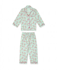 Dino Print Long Sleeve Kids Night Suit