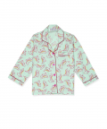 Dino Print Long Sleeve Kids Night Suit
