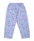 Line Art Print Round Neck Cotton Long Sleeve Kids Night Suit