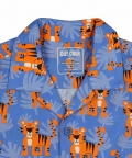 Half Sleeves Shirt - Tiger Foliage
