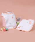 Baby Deer Organic Round Bibs (Pack Of 2)